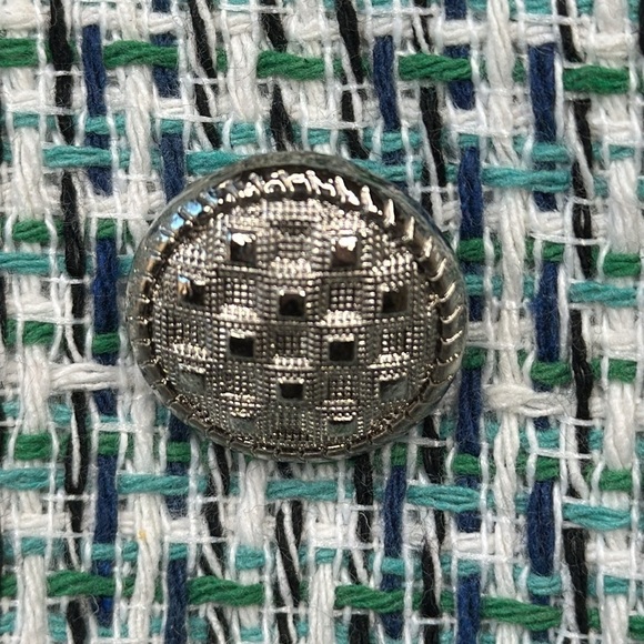 Rachel Zoe Tweed Blazer Size Medium - Picture 4 of 14